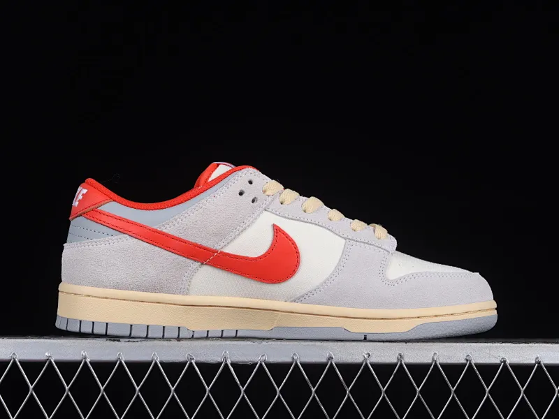 All categories Nk SB Dunk series Nk SB Dunk Low low-top sneakers Nk Dunk Low 85 "Athletic Department" 1st year gray and red color SB low-top sports and leisure sneakers FJ5429-133